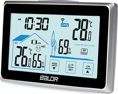 Stacion moti Baldr BD-910, ekran digjital, sensor pa tela, i zi