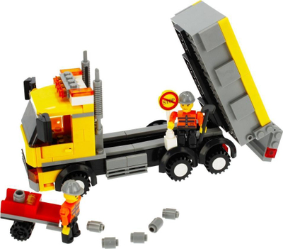 Lodër konstruktore ALLEBLOX Truck, 221 pjesë, kamion ndërtimi, shumëngjyrëshe