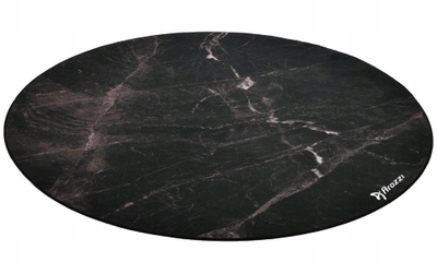 Тепих за под Arozzi Zona Floor Pad, микрофибра, дизајн black marble, црн