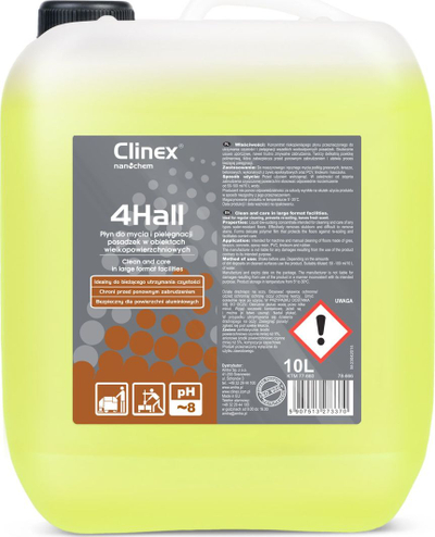 Lëng pastrues dyshemeje Clinex 4HALL, koncentrat, 10L