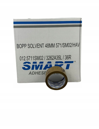 Shirit ngjitës Bestpak BSTech, solvent, 48mm x 66m, gri