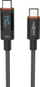 Kabllo USB Ansmann 1700-0176, USB C me USB C, 1.2 m, ngjyrë antracit