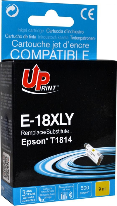 Kartrixh boje Uprint EJ18XLYUP, i verdhë, 10ml, XL