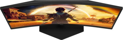 Monitor gaming AOC G4 C27G42E, 27\", Full HD, i zi me të kuqe