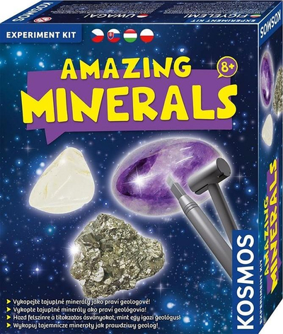 Set eksperimentesh për kalamaj Piatnik Amazing Minerals
