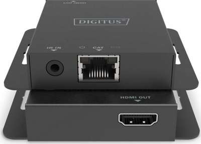 Sistem transmetimi AV Digitus HDMI Extender 4K, 70 m, me kabllo rrjete Cat.5e/6/7/8, set