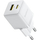 Karikues muri Baseus Wall Charger Palm, 30W, USB dhe Type C, i bardhë
