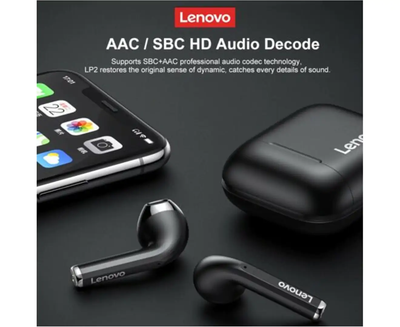 Dëgjuese Lenovo LivePods LP2, të zeza
