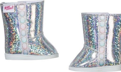 Çizme dimri për kukulla BABY born High Winter Boots, për kukulla 43cm, me shkëlqim, shumëngjyrëshe
