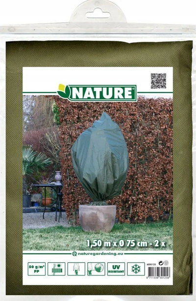Mbulesë dimri për bimë Nature Winter Fleece, 150 x 75 cm, set 3 copë, jeshile