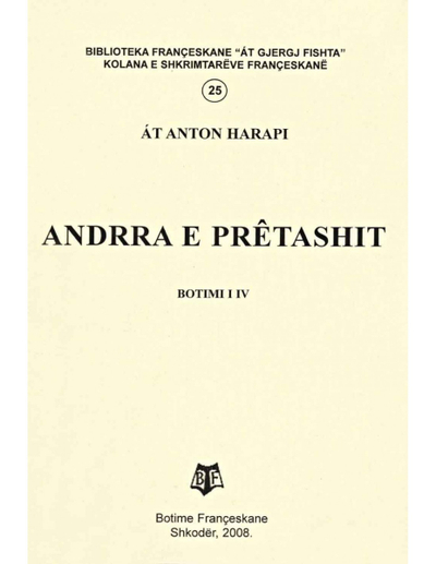 Andrra E Pretashit - Anton Harapi