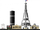 Set LEGO Architecture 21044 Paris, model për zbukurim, skyline i qytetit, shumëngjyrësh