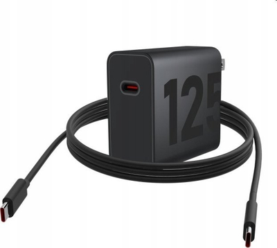 Karikues Motorola TurboPower 125W, USB C, kabllo 1m, i zi