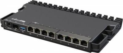 Рутер MikroTik RB5009UG+S+IN, 7x гигабит, SFP+ 10Gbps, црн