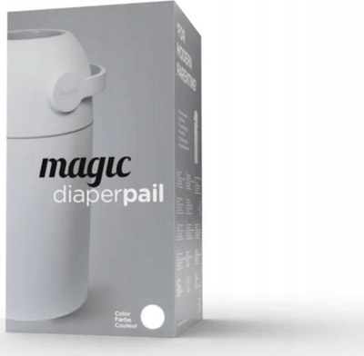 Kosh për pelena Diaper Bin, 40L, sistem mbyllje kundra erës, blu e çelët