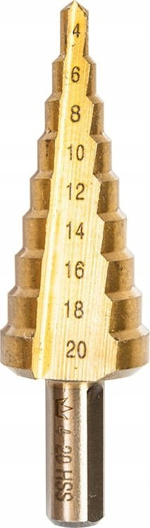 Freze konike Richmann C9261, HSS titan, 4-20 mm, për metal