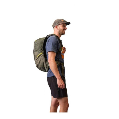 Çantë shpine Gregory Zulu 25L, ergonomike, gri jeshlle, e gjelbër