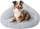 Shtrat qeni Hobbydog Mattress Corner, 120 cm, me pelush, gri