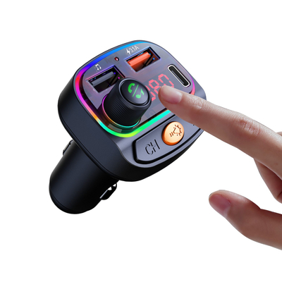 Transmiter Swissten FM RGB, 12.0V - 24.0V, USB-C dhe USB-A, 15.5W, i zi