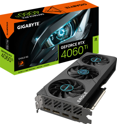 Kartelë grafike GIGABYTE GeForce RTX 4060 Ti EAGLE, 8GB GDDR6