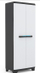Dollap kopshti Keter Linear Tall, plastikë, me rafte, gri