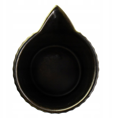 Qumështore Verlo PLISSE, 300 ml, porcelan, gri grafit
