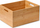 Set 6 kuti ruajtjeje Kesper, bambu, 39 x 29 x 20 cm, ngjyrë natyrale