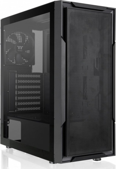 Kase kompjuteri Thermaltake Versa XM1, MIDI Tower, xham i temperuar, ventilator 120mm, USB 3.0, e zezë