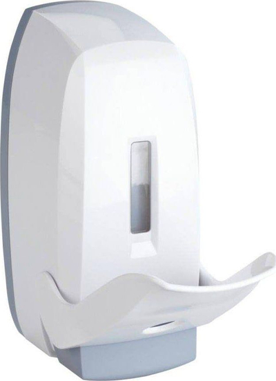 Dispenser muri Wenko Ascoli 18993100, 450 ml, plastik, i bardhë-gri