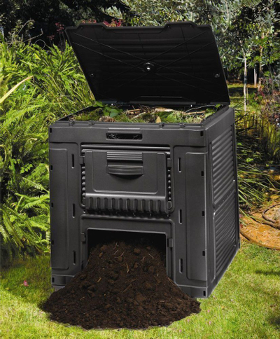 Компостер Keter Composter E-470L, 470L, пластика, црн