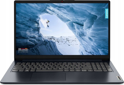 Laptop Lenovo IdeaPad 1, 15.6" Full HD, Pentium Silver N6000, 8GB 256GB SSD, blu
