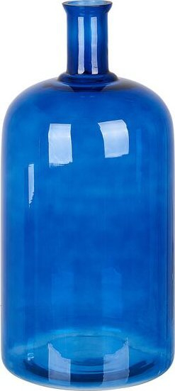 Vazo dekorative Korma Flower Vase, xham blu