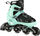 Patina inline Nils Extreme NA11230A, rrota me LED, nr. 35-38, ngjyrë mente me të zezë