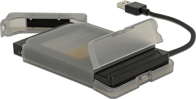 Kuti e jashtme për disk 2.5" Delock 62742, USB 3.0, SATA 6 Gb/s, e zezë