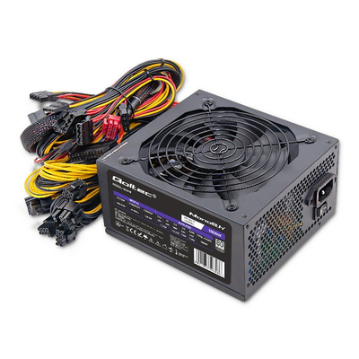 Furnizues energjie Qoltec ATX 1800W 80 Plus Platinum, gaming dhe mining, i zi
