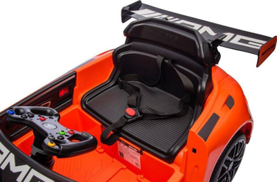 Makinë elektrike për fëmijë Lean BBH-033, 12V, telekomandë prindërore, portokalli