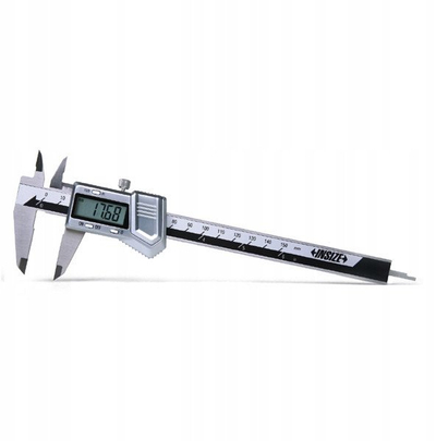 Kaliper dixhital çeliku, gamë 0 300mm, saktësi 0.03mm, argjendtë