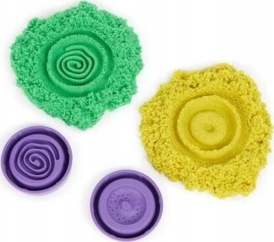 Set rërë kinetike Spin Master Kinetic Sand Flowfetti, tub surprizë, shumëngjyrëshe, MIX