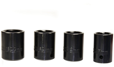 Set zgjerues tubash frenash Geko, 3-19 mm, me kuti plastike