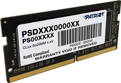 Memorie RAM Patriot Signature Line DDR4 SO-DIMM PSD416G240081S, 16GB, 2400MHz, e zezë