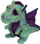 Lodër pellushi Ty Beanie Boos Cinder Dragon, 6\", jeshile