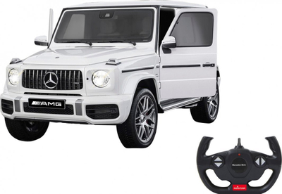 Makinë me telekomandë Jamara Mercedes-Benz AMG G63, 1:14, motorr elektrik, e bardhë