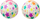 Top gome Swede Rubber Ball Mix, shumëngjyrësh, për fëmijë