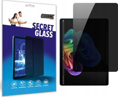 Заштитно стакло за приватност Grizz SecretGlass за Microsoft Surface Pro 11 13\", проѕирно