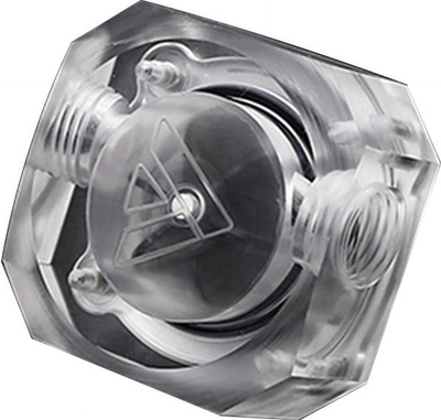 Tregues rrjedhje Barrow ARGB, akrilik, lidhje G1/4, transparent
