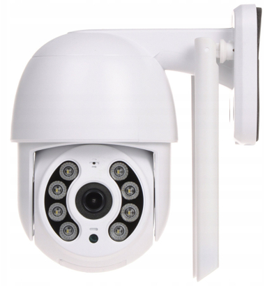 Kamerë sigurie IP APTI W41S2 TUYA V2, PTZ, Wi Fi, 4Mpx, e bardhë