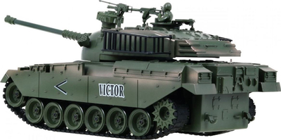 Tank lodër me telekomandë M60, 1:18, me drita dhe zëra, jeshil