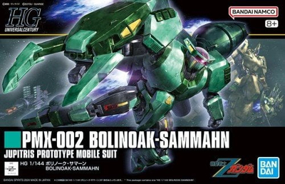 Модел за составување Bandai Gundam High Grade Bolinoak Sammahn, 1:144, пластика, многу артикулиран