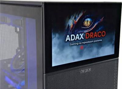 Kompjuter desktop ADAX DARK VISION LE i5-13500, 32GB RAM, SSD 1TB, RTX 4070, i zi