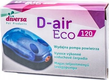 Пумпа за воздух за аквариум Диверса Д-ер Еко 120, 2W, сина